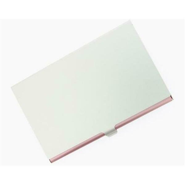 Visol Pink Aluminum Business Card Case V107BP